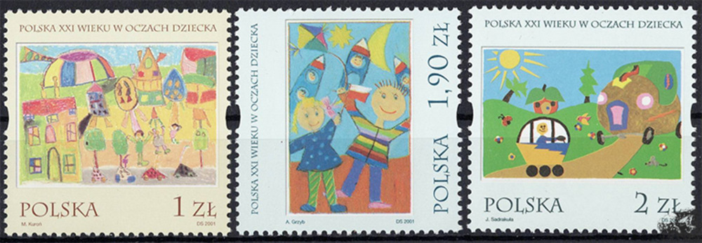 Polen 2001 ** - Kinderzeichnungen