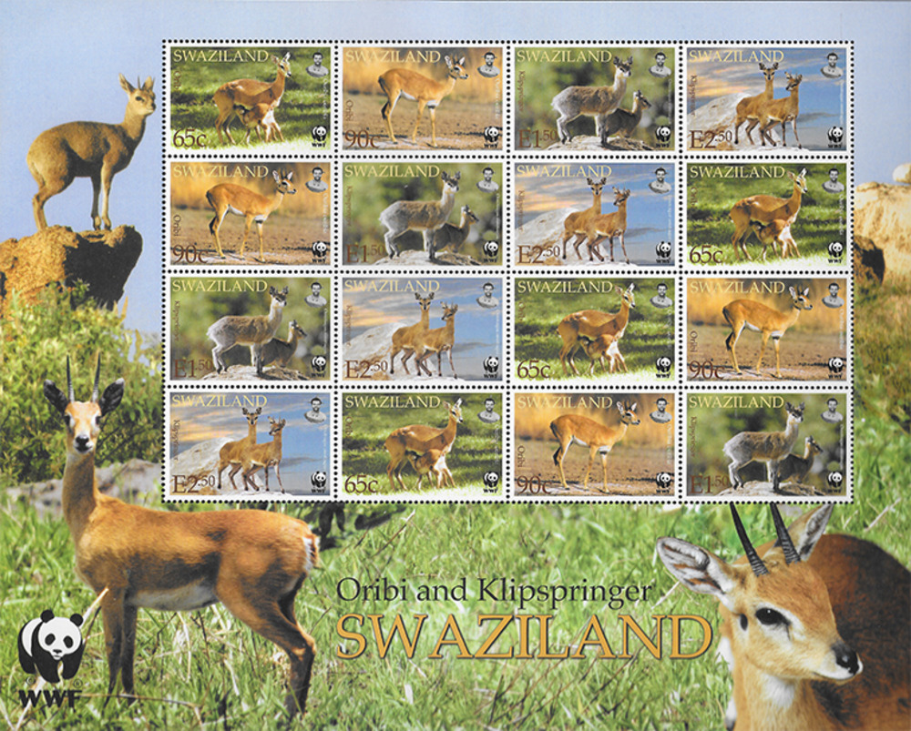 Swasiland 2001 ** - Einheimische Kleinantilopen Swasiland 2001 ** - Einheimische Kleinantilopen