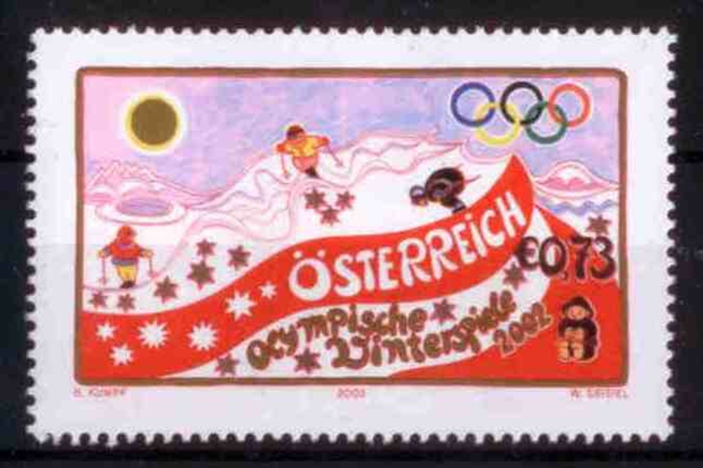 Österreich 2002 **, € 0,73 - “Olympische Winterspiele 2002“ Österreich 2002 **, € 0,73 - “Olympische Winterspiele 2002“