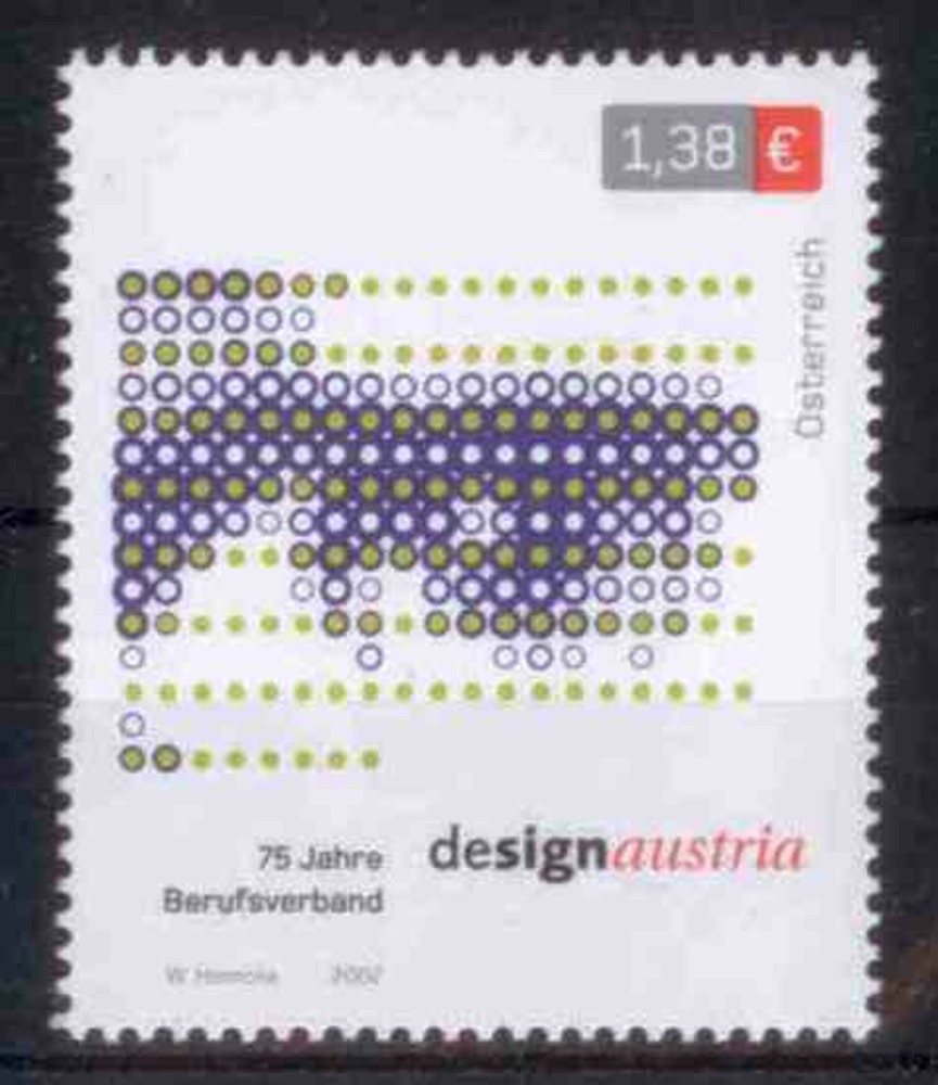 Österreich 2002 **, 1,38 € “Design Austria“