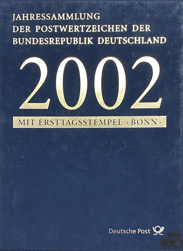 Jahressammlung mit Postwertzeichen der Bundesrepublik Deutschland 2002 Jahressammlung mit Postwertzeichen der Bundesrepublik Deutschland 2002