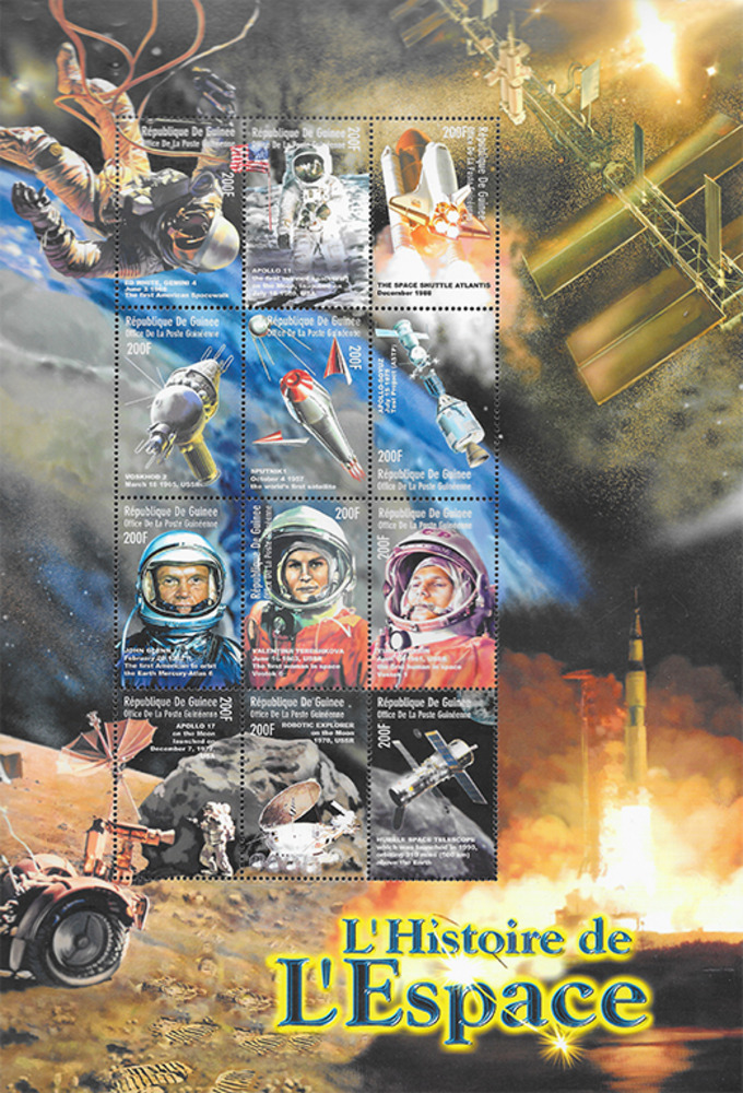 Guinea 2002 ** - Geschichte der Weltraumfahrt Guinea 2002 ** - Geschichte der Weltraumfahrt