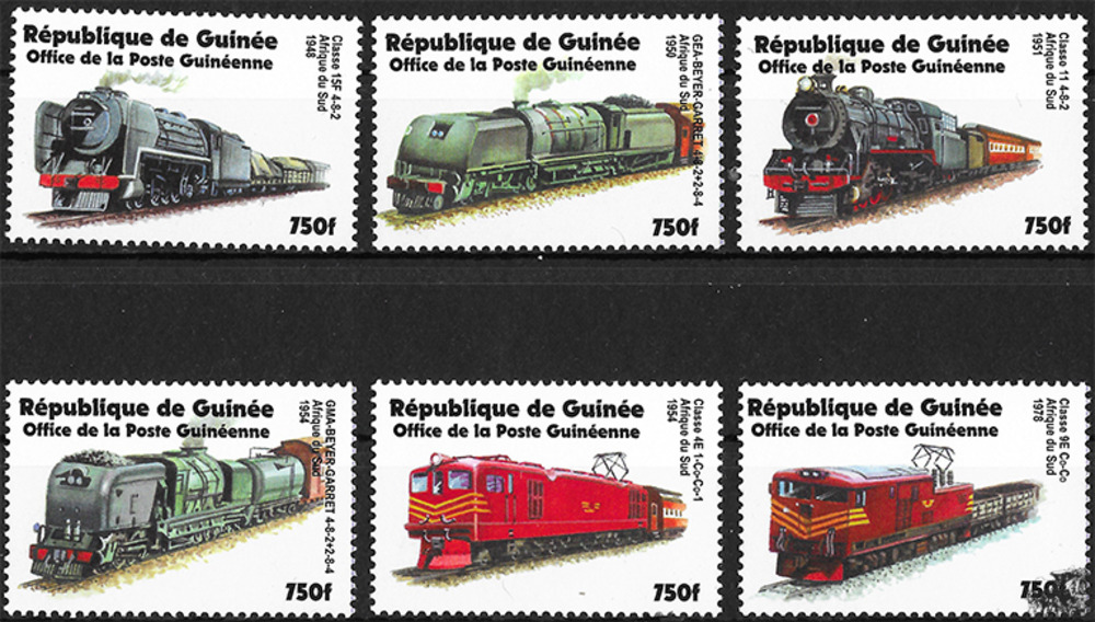 Guinea 2002 ** - Lokomotiven afrikanischer Eisenbahnen