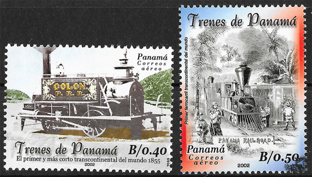 Panama 2002 ** - Geschichte der Eisenbahn in Panama