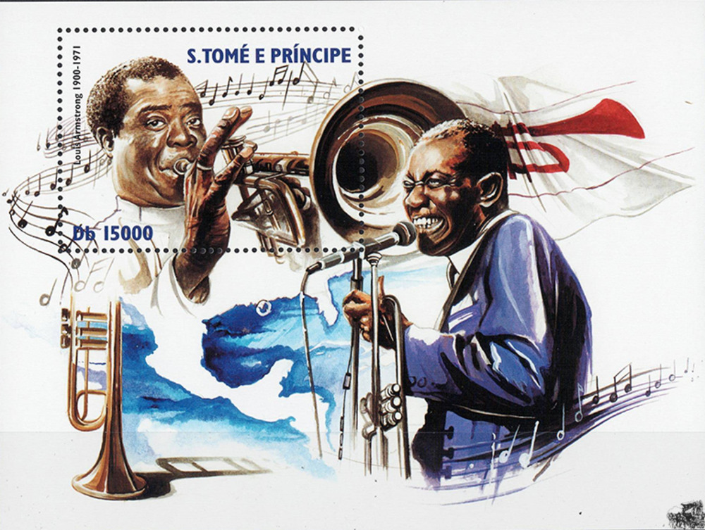 Saó Tomé und Principe 2002 ** - Louis Armstrong