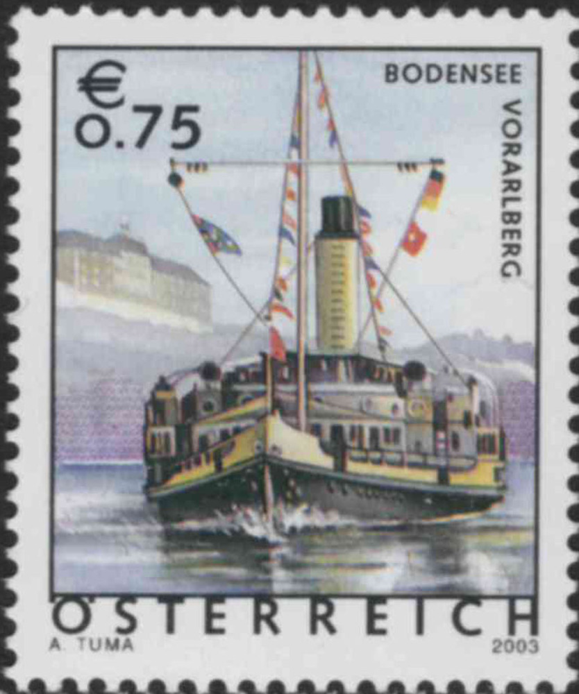 Österreich 2003 **,  0,75 € “Bodensee / Vorarlberg“