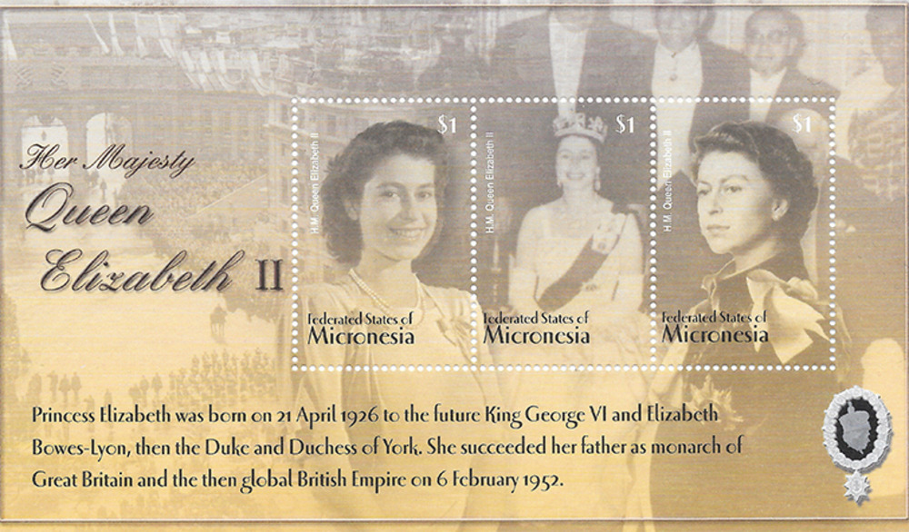 Mikronesien 2003 ** - 50. Jahrestag der Krönung von Königin Elisabeth II.