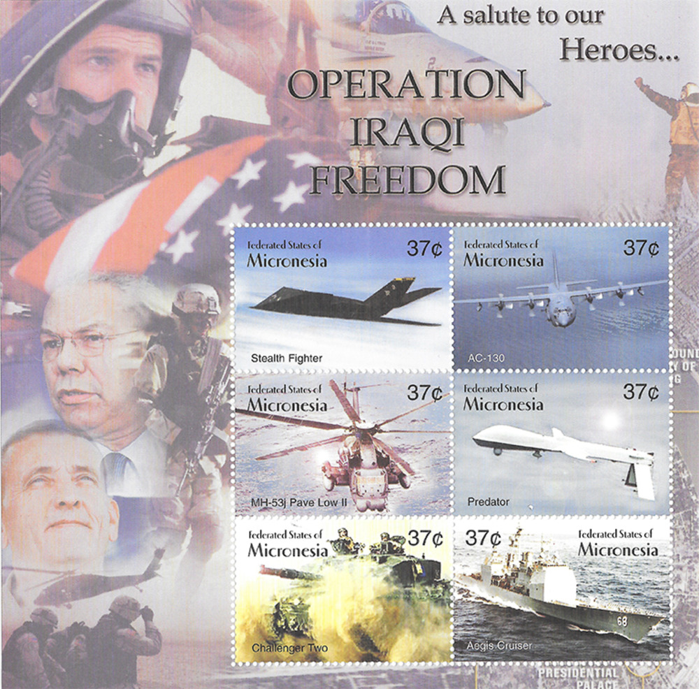Mikronesien 2003 ** - Militäreinsatz unter amerikanischer Führung im Irak