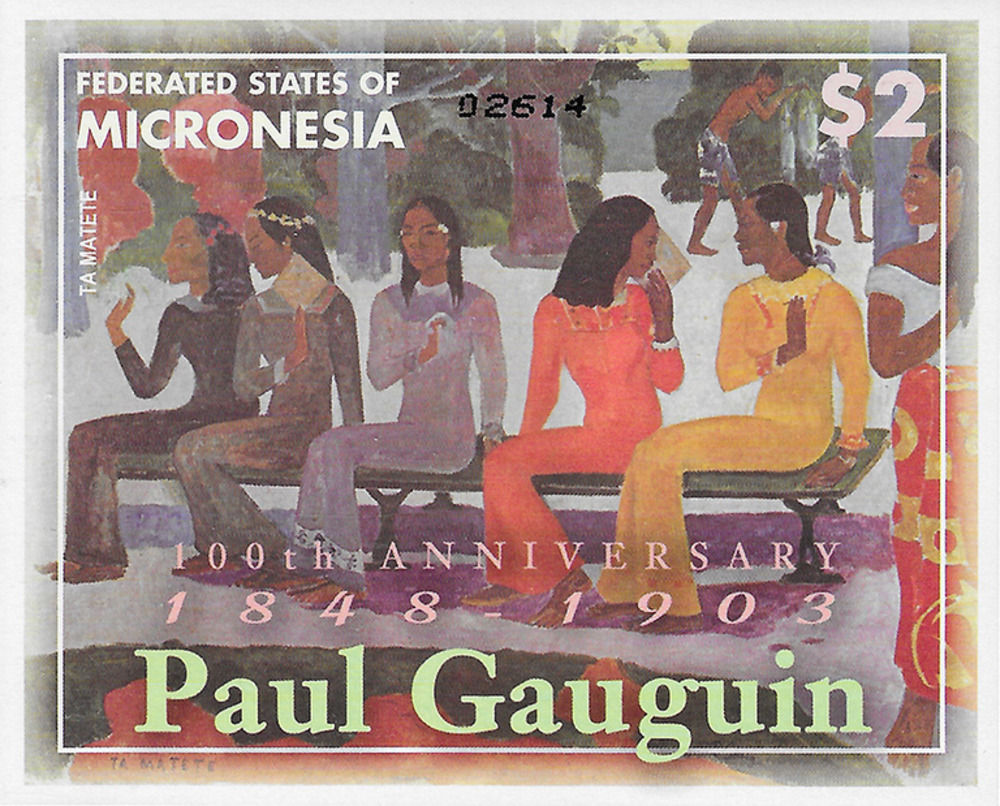 Mikronesien 2003 ** - 100. Todestag von Paul Gauguin Mikronesien 2003 ** - 100. Todestag von Paul Gauguin
