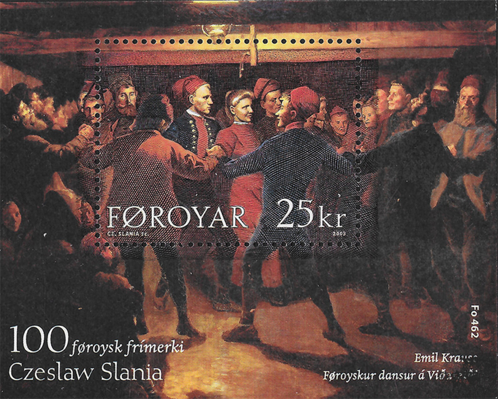 Färöer 2003 ** - 100. Gravur einer färöischen Briefmarke von Czeslaw Slania