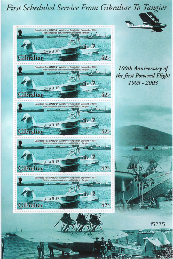 Gibraltar 2003 **, 100 J. Motorflug