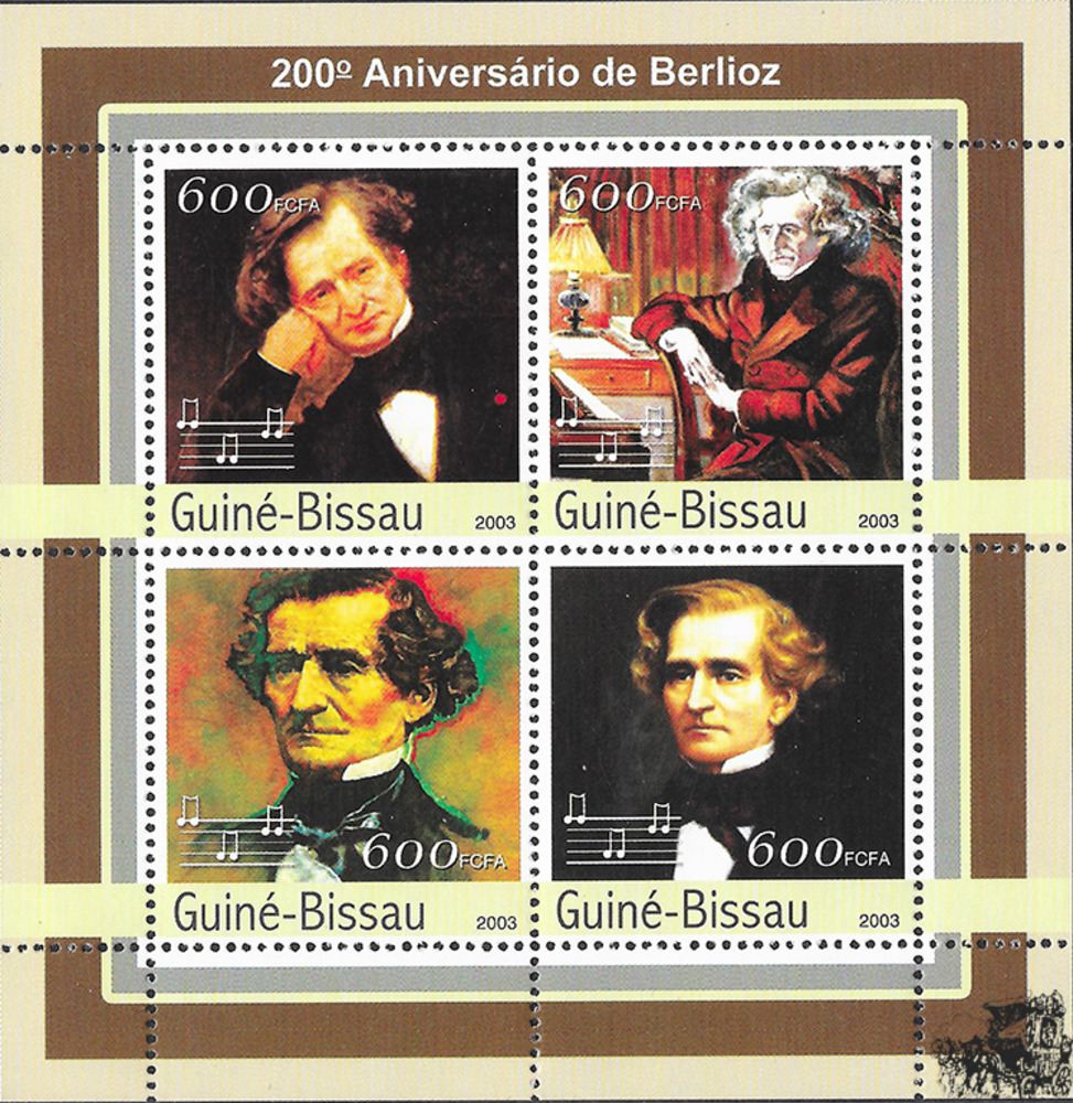 Guinea-Bissau 2003 ** - 200. Geburtstag von Hector Berlioz