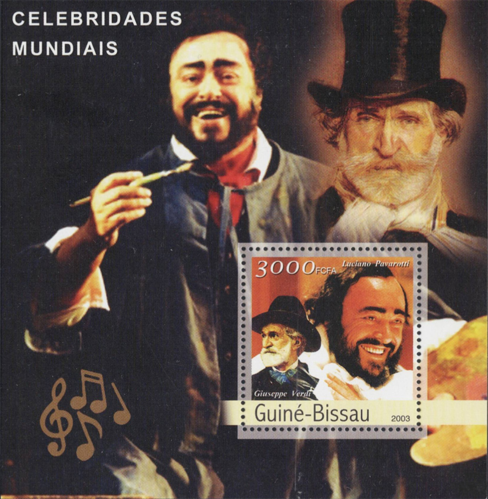 Guinea-Bissau 2003 ** - Giuseppe Verdi, Luciano Pavarotti