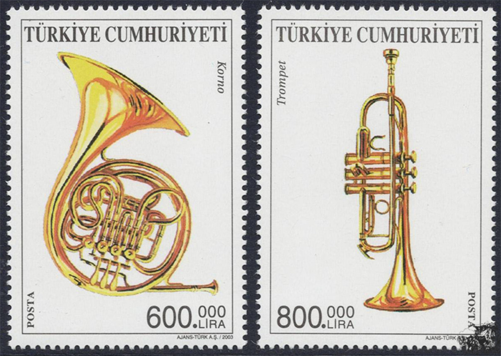 Türkei  2003 ** - Musikinstrumente