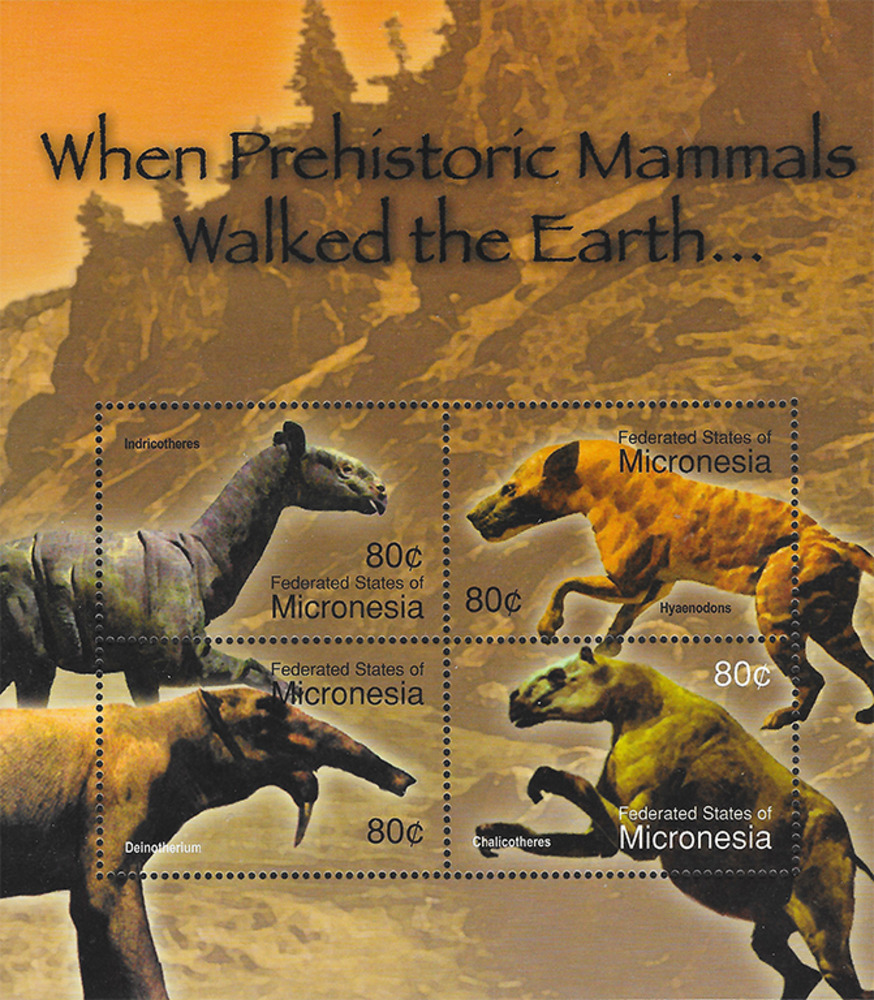 Mikronesien 2004 ** -Prähistorische Tiere, Indricotheres Mikronesien 2004 ** -Prähistorische Tiere, Indricotheres