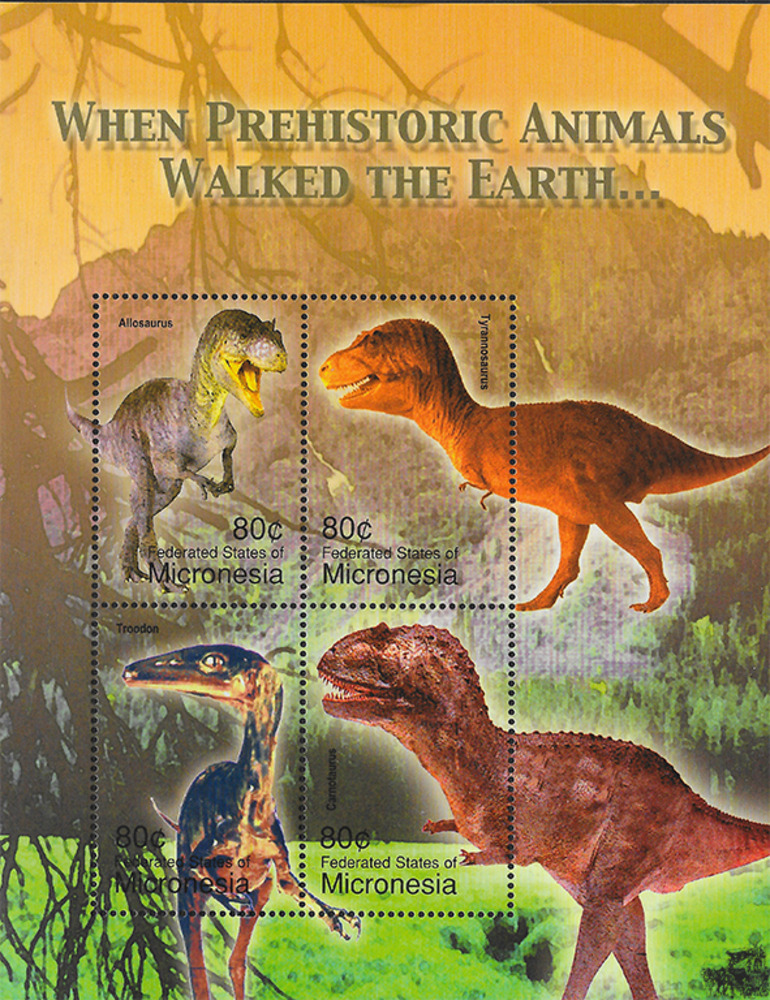 Mikronesien 2004 ** -Prähistorische Tiere, Allosaurus