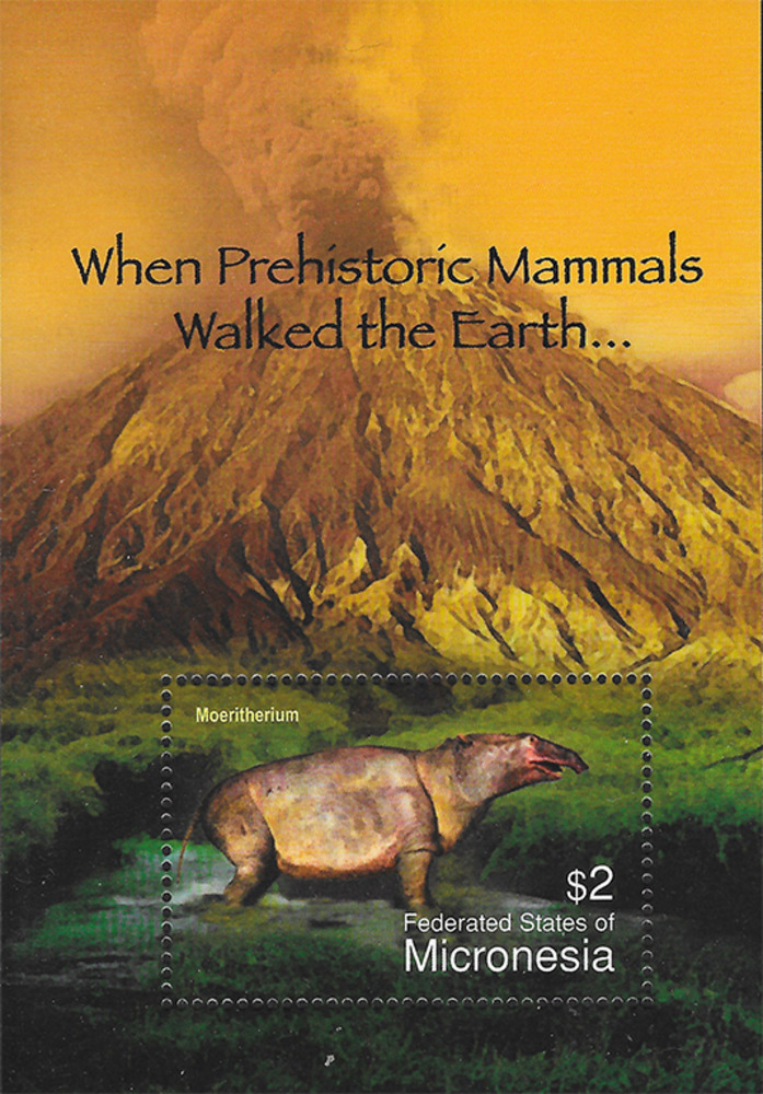 Mikronesien 2004 ** -Prähistorische Tiere, Moeritherium Mikronesien 2004 ** -Prähistorische Tiere, Moeritherium