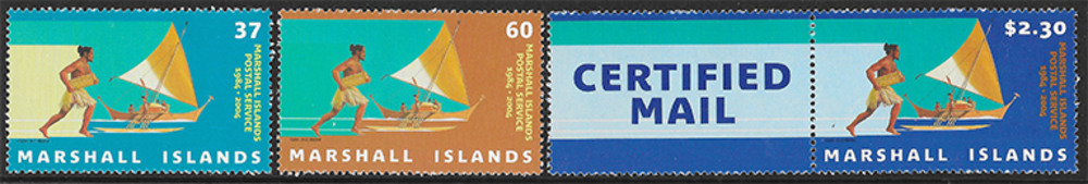 Marshall Inseln 2004 ** - 20 Jahre eigene Posthoheit