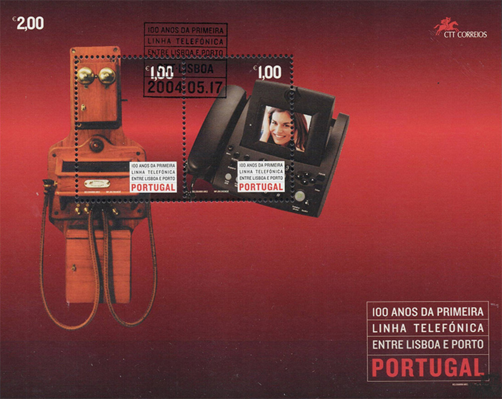 Portugal 2004 o - 100 Jahre Telefonverbindung zwischen Lissabon und Porto