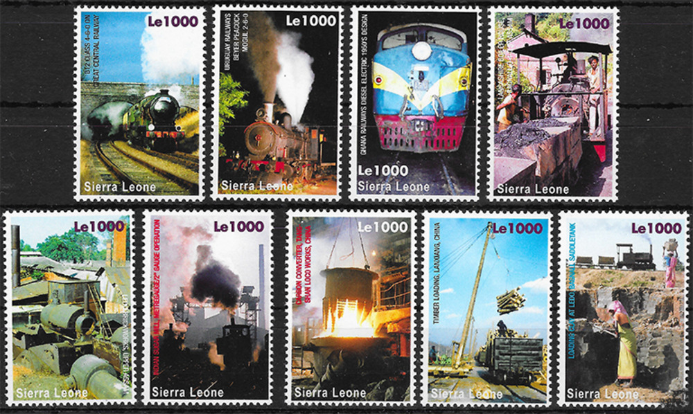 Sierra Leone 2004 ** - 200 Jahre Dampflokomotiven, B 12