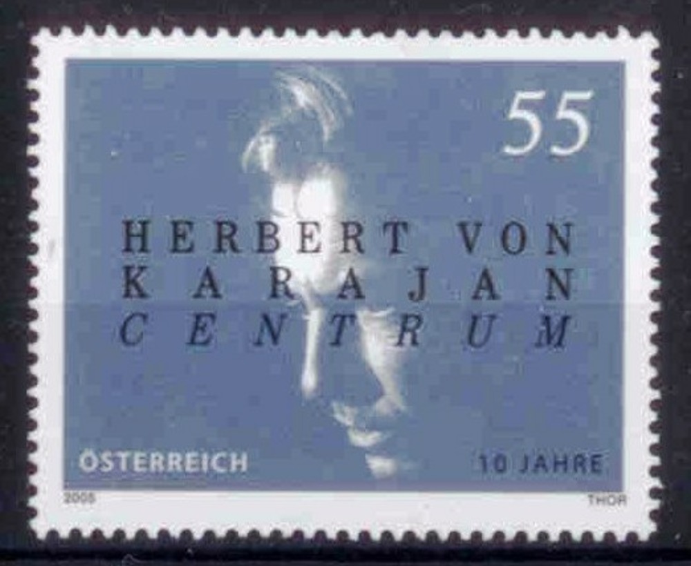 Österreich  2005 o, € 0,55 - “ Herbert von Karajan “