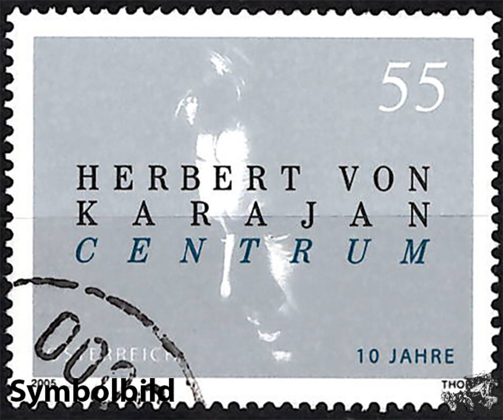 Österreich  2005 o, € 0,55 - “ Herbert von Karajan “