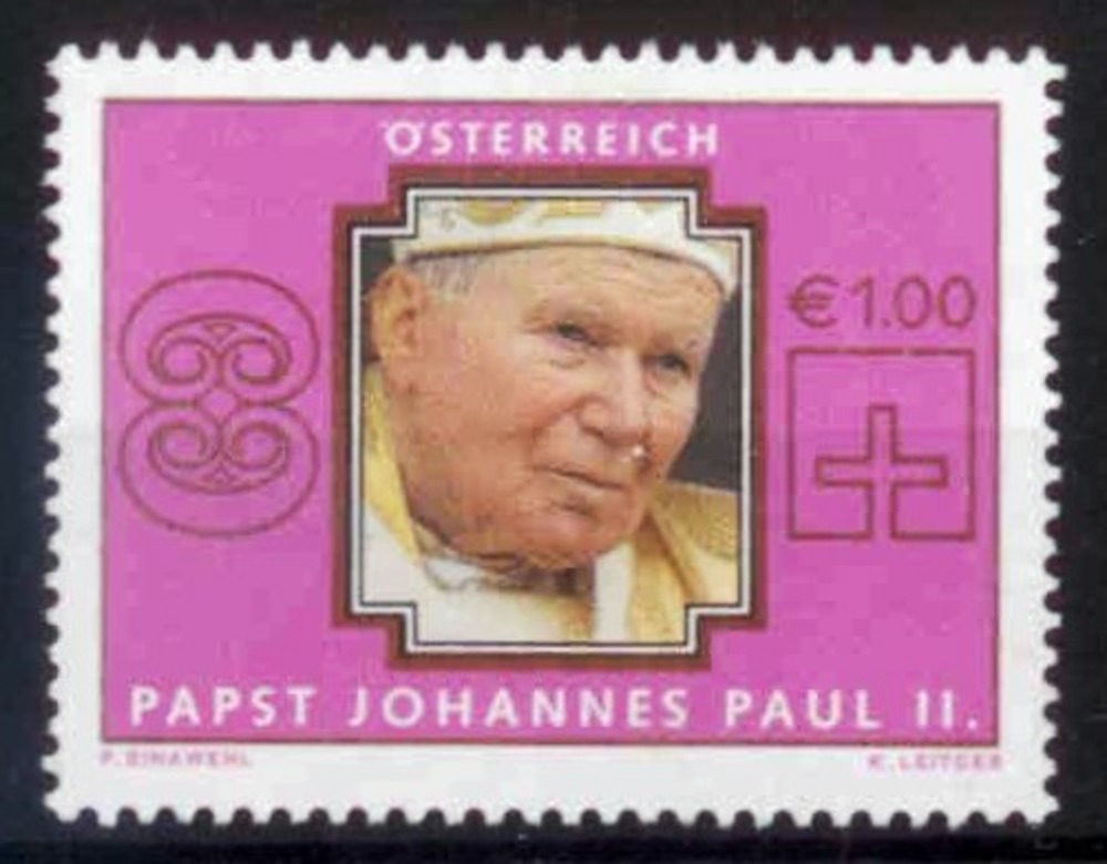 Österreich  2005 **, € 1,00 - “Papst Johannes Paul II“