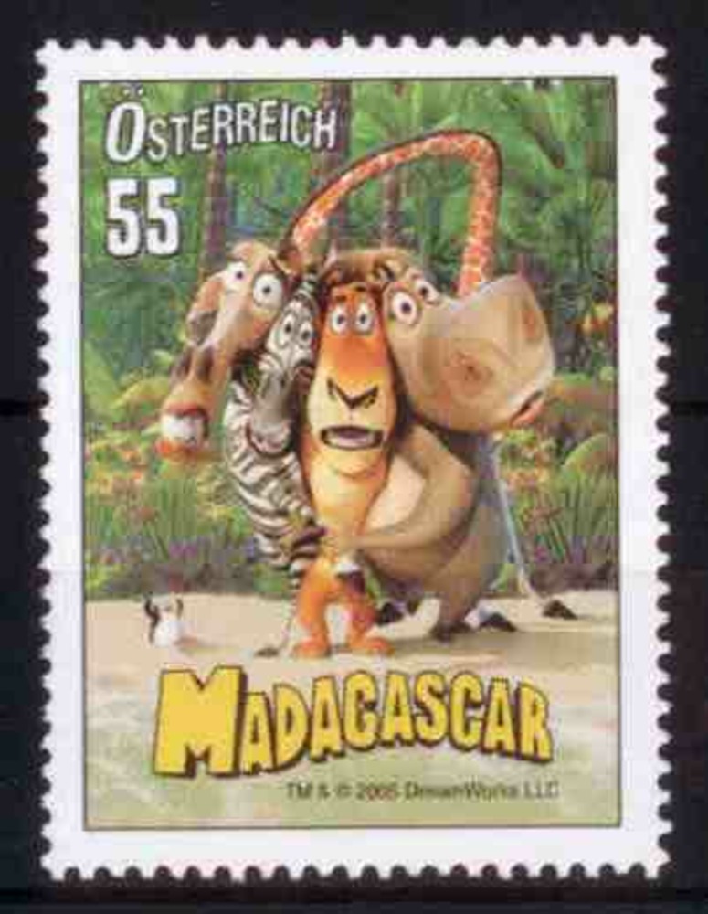 Österreich 2005 **, 0,55 € “Madagascar“