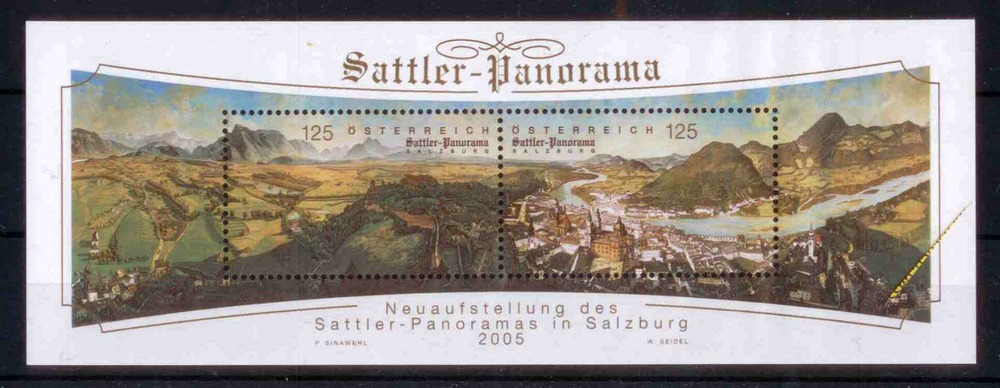 Österreich  2005 **, “Sattler Panorama“ Bl. 34