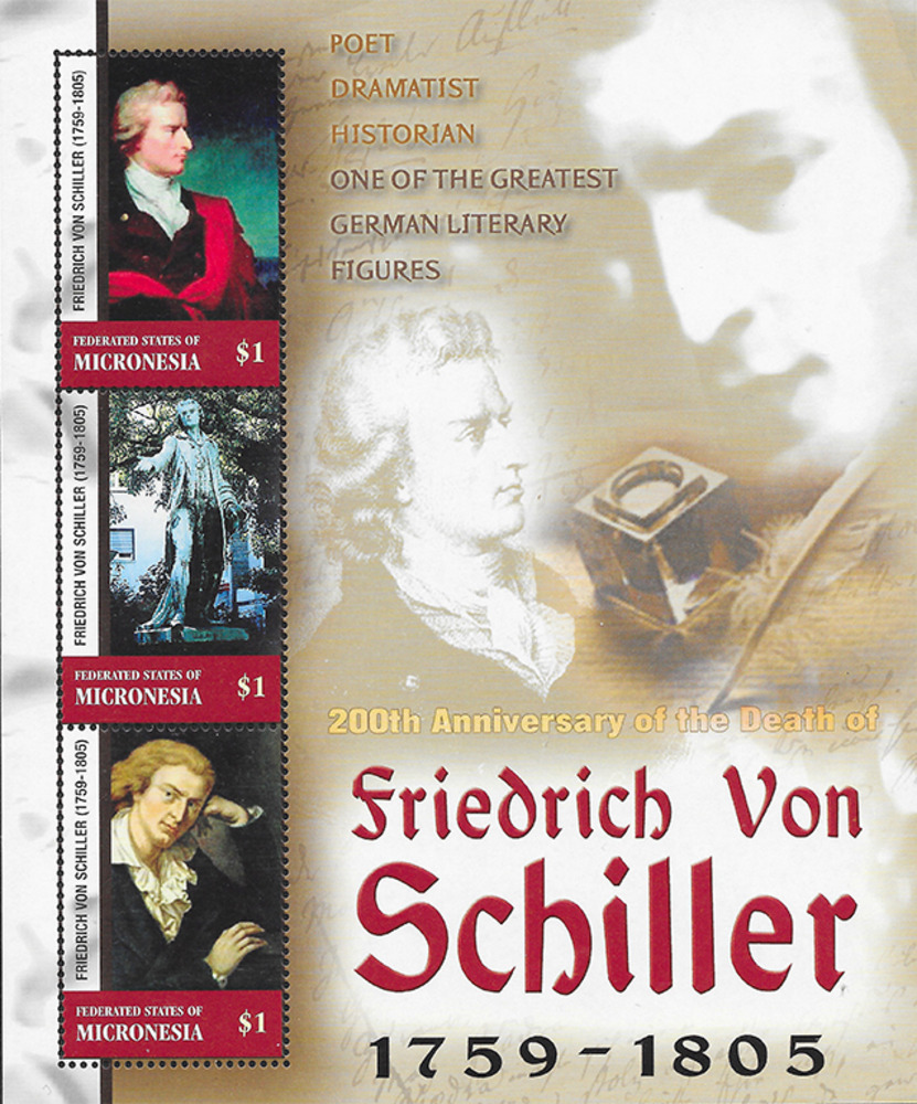 Mikronesien 2005 ** - 200. Todestag von Friedrich von Schiller