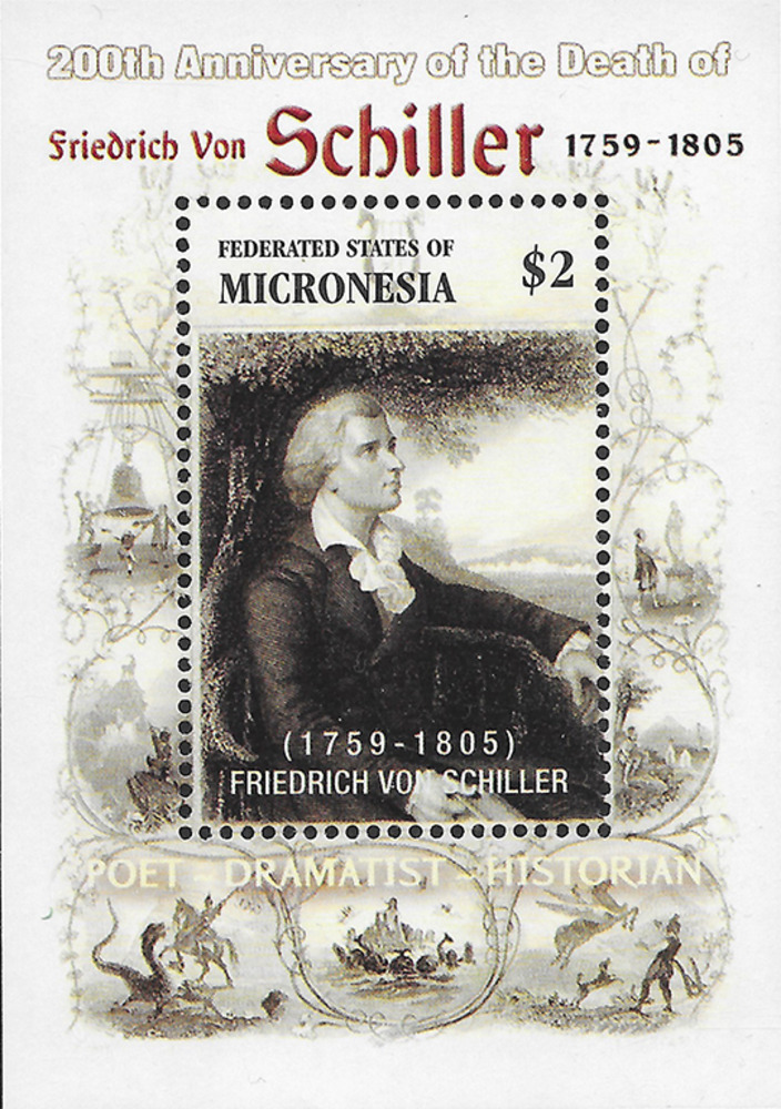 Mikronesien 2005 ** - 200. Todestag von Friedrich von Schiller
