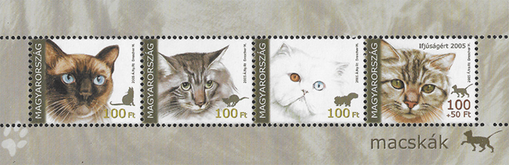 Ungarn 2005 ** - Für die Jugend – Katzen