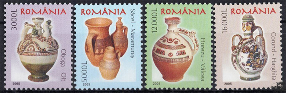 Rumänien 2005 ** - Rumänische Keramik, Oboga-Olt