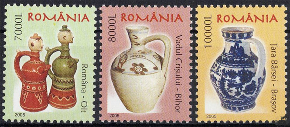 Rumänien 2005 ** - Rumänische Keramik, Româna-Olt