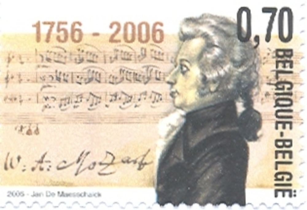 Belgien ** 2006 - 250. Geburtstag W. A. Mozart Belgien ** 2006 - 250. Geburtstag W. A. Mozart