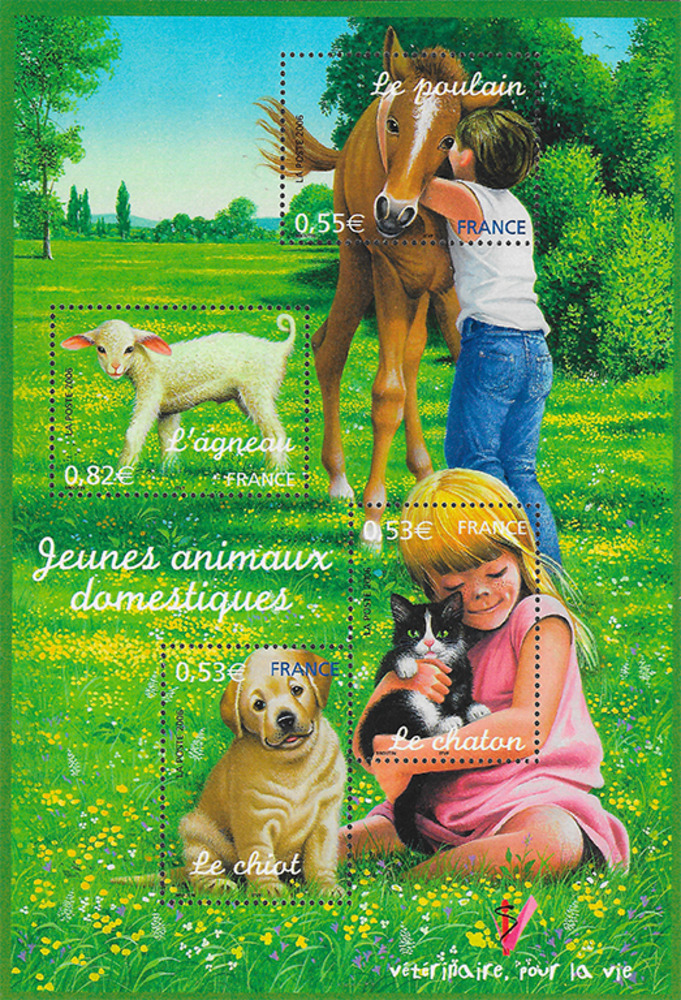 Frankreich 2006 ** - junge Haustiere