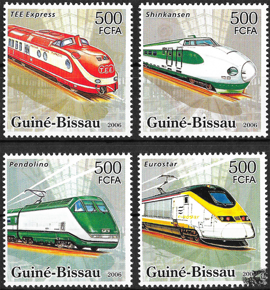 Guinea-Bissau 2006 ** - U-Bahn-Züge