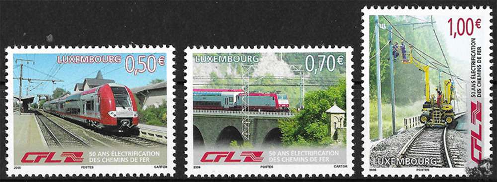 Luxemburg 2006 ** - 50. Jahrestag der Elektrifizierung der Luxemburger Eisenbahnen