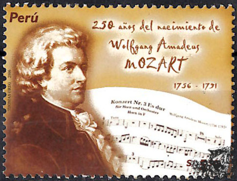 Peru 2006 ** - 250. Geburtstag von Wolfgang Amadeus Mozart