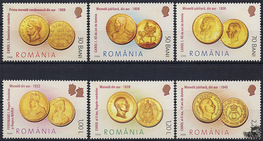 Rumänien 2006 ** - Rumänische Goldmünzen