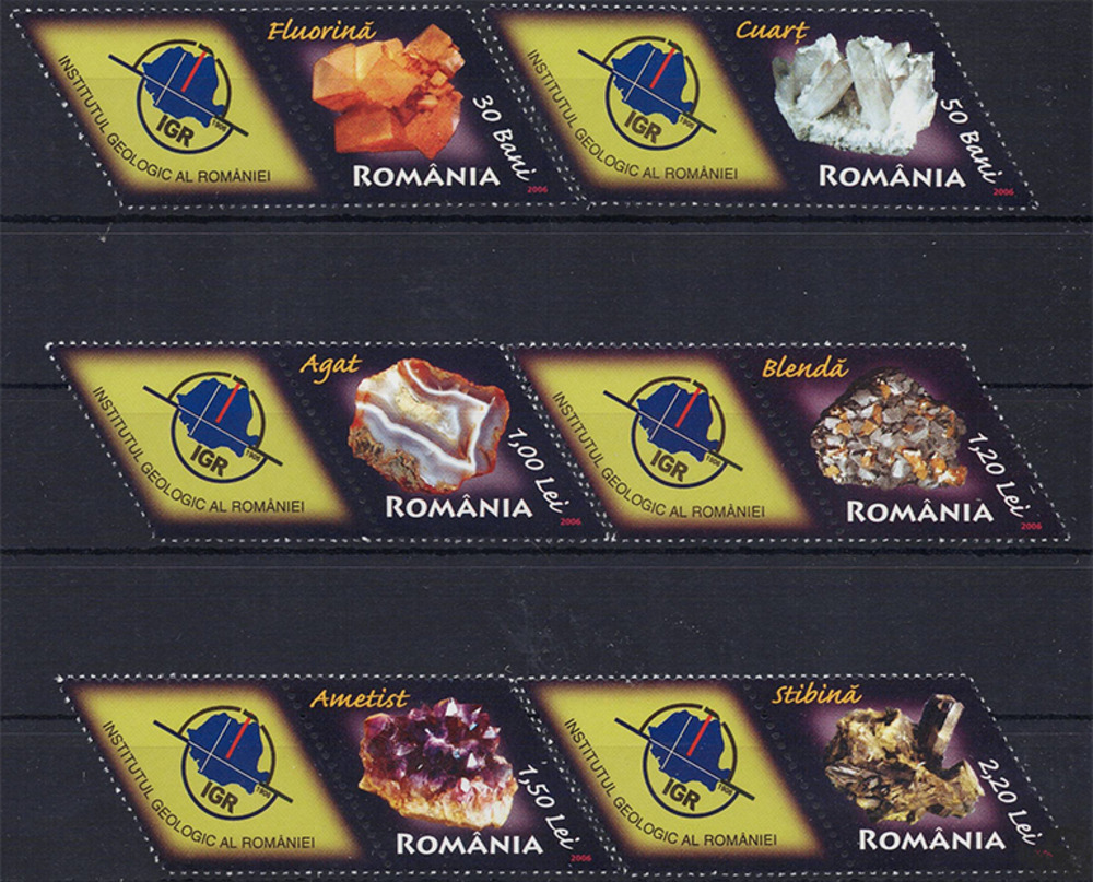 Rumänien 2006 ** - Mineralien