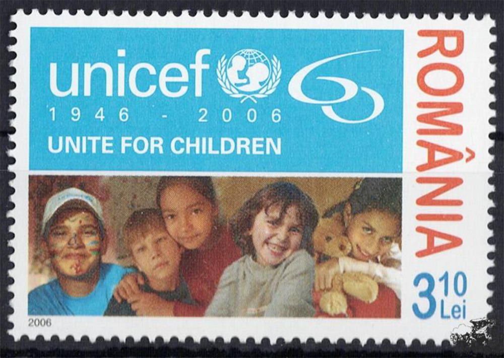 Rumänien 2006 ** - 60 Jahre Kinderhilfswerk der Vereinten Nationen (UNICEF)
