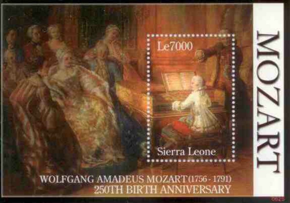 Sierra Leone 2006 - Mozart ** - Das Genie Sierra Leone 2006 - Mozart ** - Das Genie