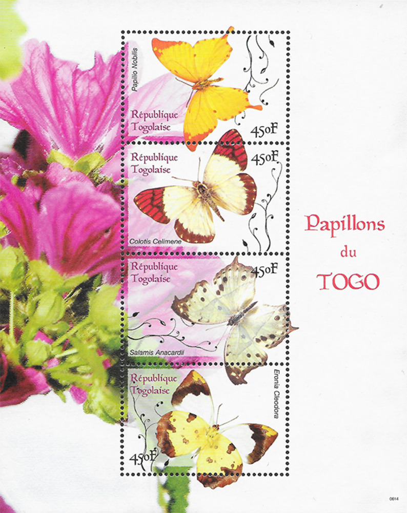 Togo 2006 ** - Schmetterlinge aus aller Welt