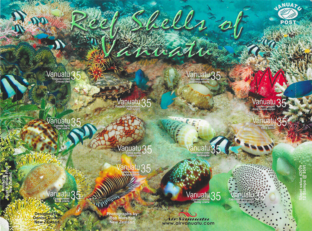 Vanuatu 2006 ** - Muscheln und Meeresschnecken