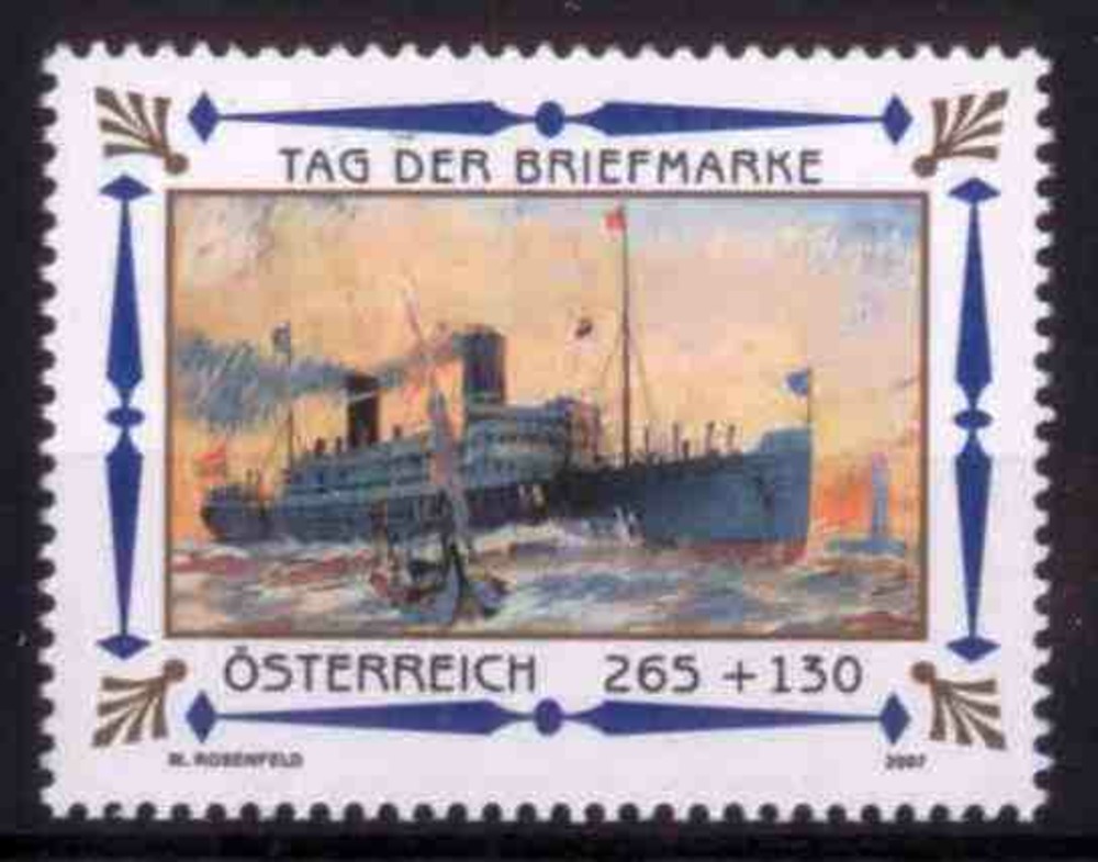 Österreich o 2007 - 2,65 + 1,30 Euro “Tag der Briefmarke“ Österreich o 2007 - 2,65 + 1,30 Euro “Tag der Briefmarke“