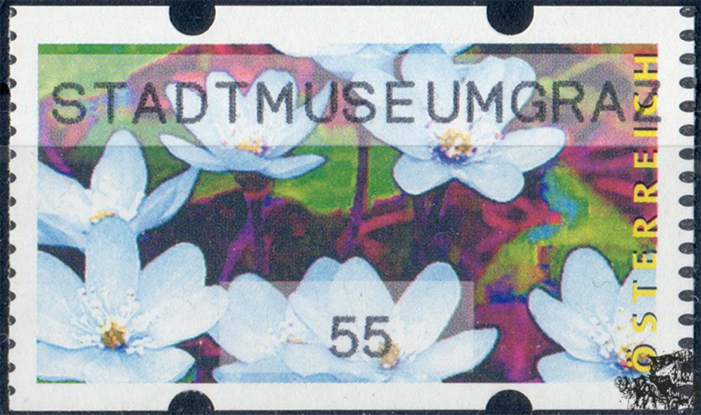 Österreich 2007 Automatenmarke ** - € 0,55 - Leberblümchen: STADTMUSEUMGRAZ