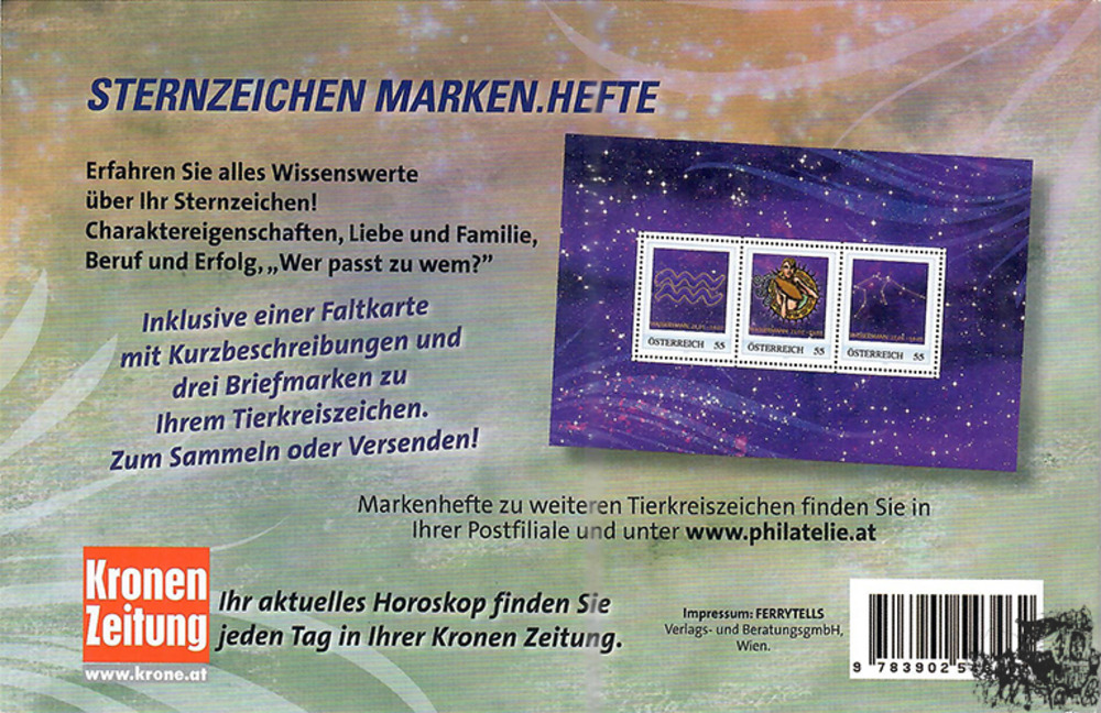 Astrologie Wassermann - 2007, Marken.Heft