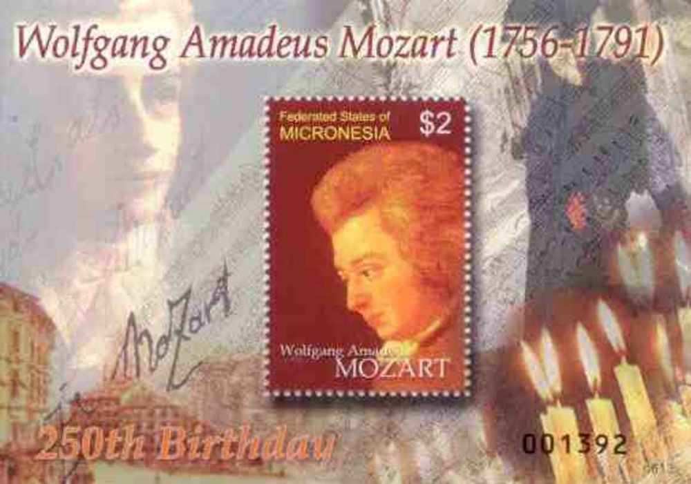 Mikronesien 2007 ** - 250. Geburtstag von Mozart