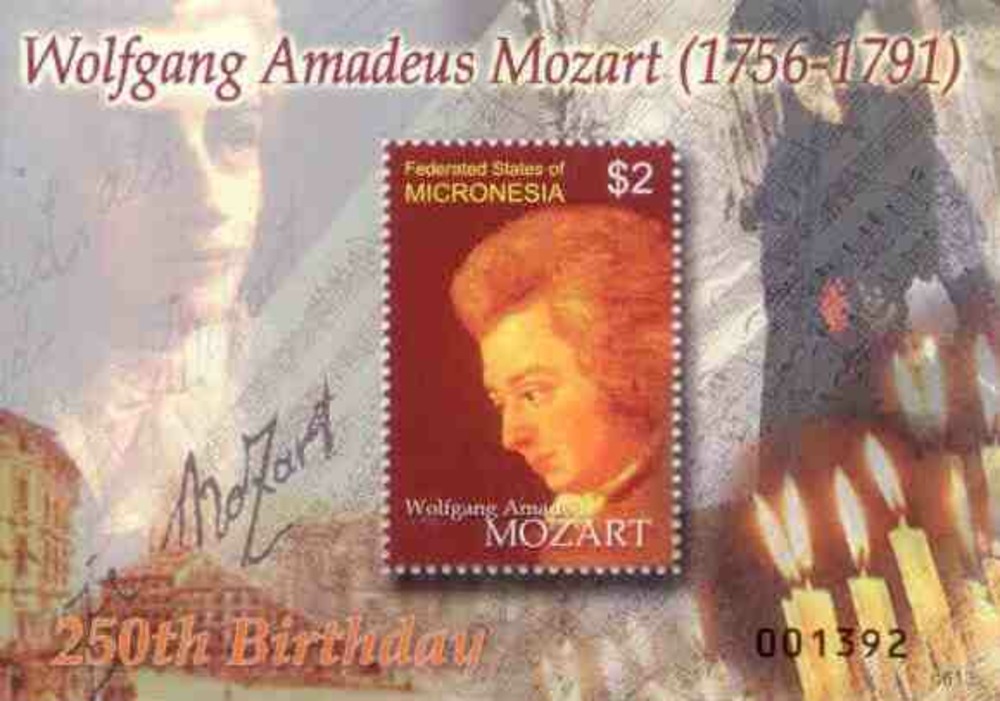 Micronesia 2007 ** - 250. Birthday from Mozart